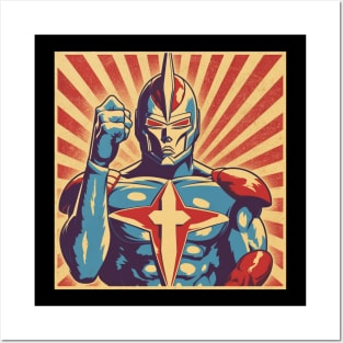 Ultraman Propaganda Retro Posters and Art